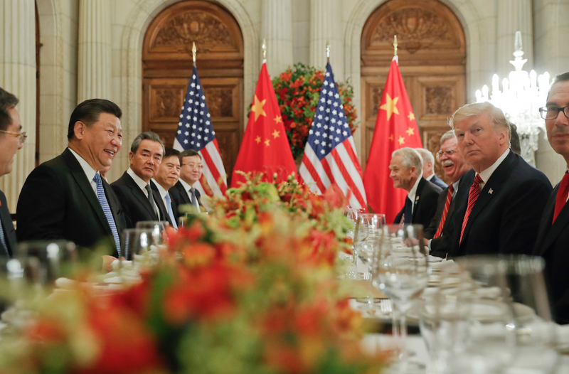 China’s President Xi Jinping meets with President Donald Trump on December 1, 2018, the same day that Meng was arrested
